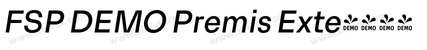 FSP DEMO Premis Exte字体转换